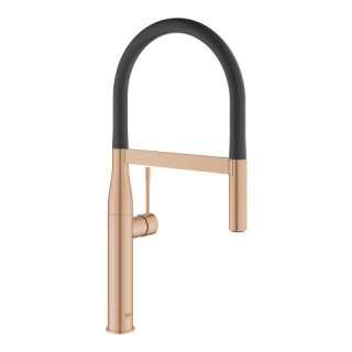 Páková dřezová baterie z otočnou výtokovým ramenem Grohe Essence, DN 15 - brushed warm sunset