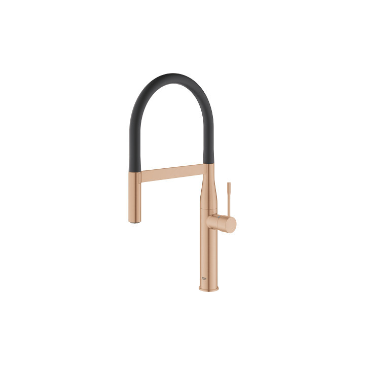 Páková dřezová baterie z otočnou výtokovým ramenem Grohe Essence, DN 15 - brushed warm sunset