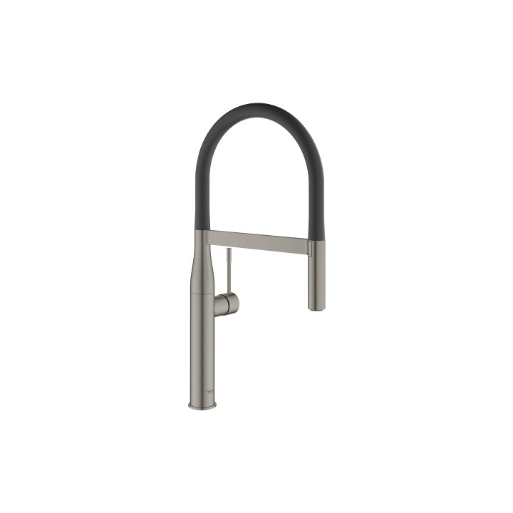 Páková dřezová baterie z otočnou výtokovým ramenem Grohe Essence, DN 15 - brushed hard graphite