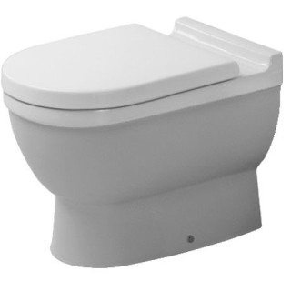 Mísa WC stojící Duravit Starck 3, 56x36cm, HygieneGlaze, bílá