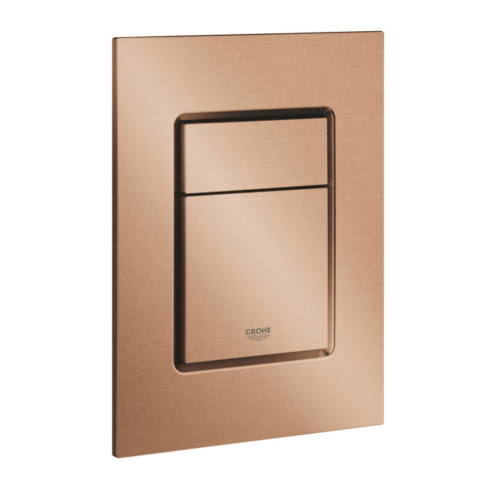 Tlačítko do spłuczki Grohe Skate Metropolitan S, 130 x 172 mm, chrom matnáný