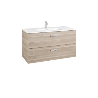 Souprava koupelnový Roca Unik Victoria Basic, 80x46cm, 2 szuflady, bříza