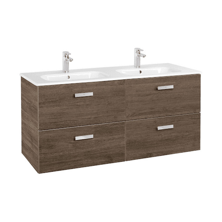 Souprava koupelnový Roca Unik Victoria Basic, 100x46cm, 2 szuflady, bříza
