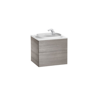 Souprava koupelnový Roca Unik Victoria Basic, 80x46cm, 2 szuflady, cedr