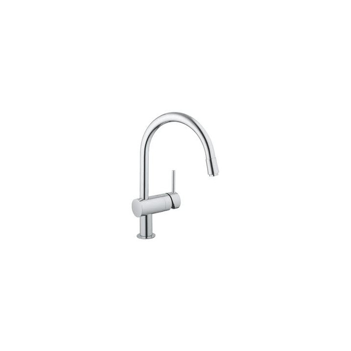 Bateria kuchenna Grohe Minta z wyciąganą wylewką z perlatorem- sanitbuy.pl