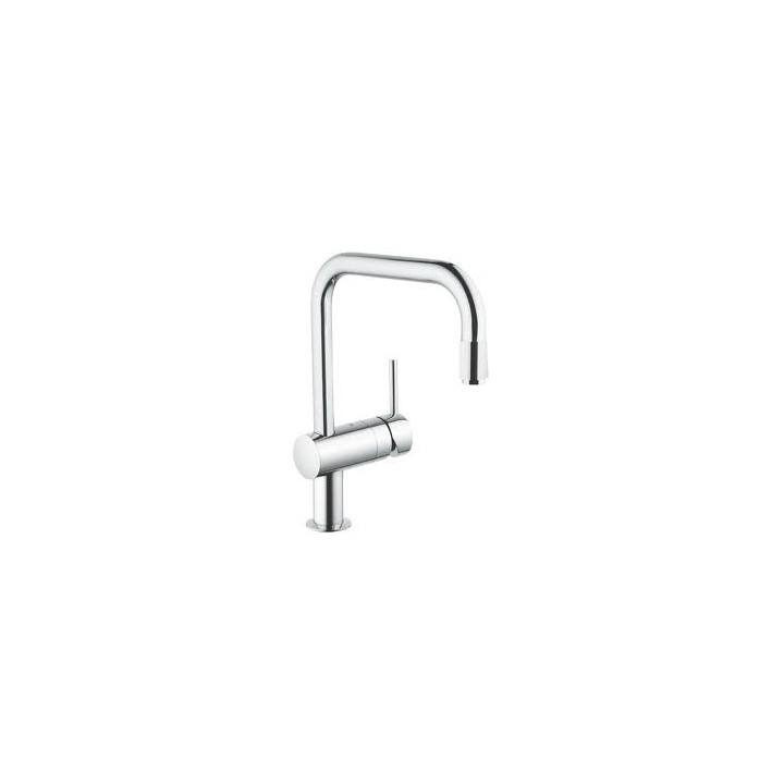 Bateria kuchenna Grohe Minta z wyciąganą wylewką z perlatorem- sanitbuy.pl