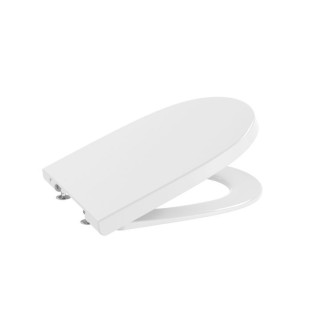 Sedátko WC Roca Meridian Slim, duroplast, pomalu sklápěcí, łatwe wypinanie, bílá