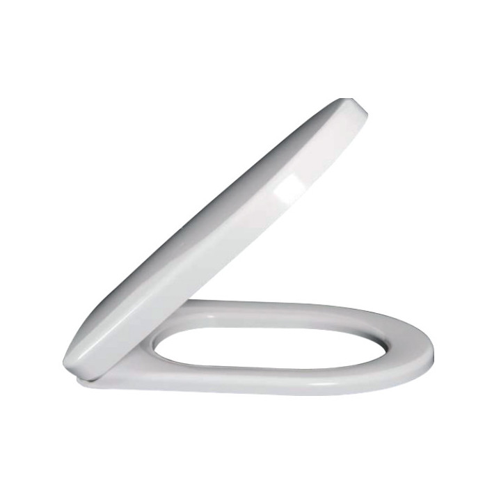 Sedátko Villeroy&Boch Subway SlimSeat, oválný, bílá