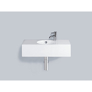 Závěsné umyvadlo Alape Scopio IC-Series, čtvercová, 325x325mm, z přepadem, otvor na baterii, WT.IC325H, bílá
