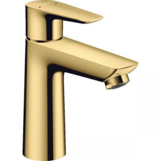 Umyvadlová baterie Hansgrohe Talis E 110, výška 162mm, s táhlem i kompletem odtokovom, leštený zlatá optyczny