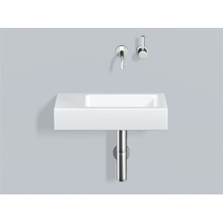 Závěsné umyvadlo Alape Xplore.S XS-Series, obdélníková, 500x268mm, bez přepadu, otvor na baterii z levé strány, łatwa w pielęgna