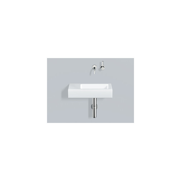 Závěsné umyvadlo Alape Xplore.S XS-Series, obdélníková, 500x268mm, bez přepadu, otvor na baterii z levé strány, łatwa w pielęgna