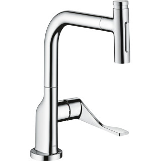 Dřezová baterie Axor Citterio Select 230 2jet, výsuvná sprcha, chrom
