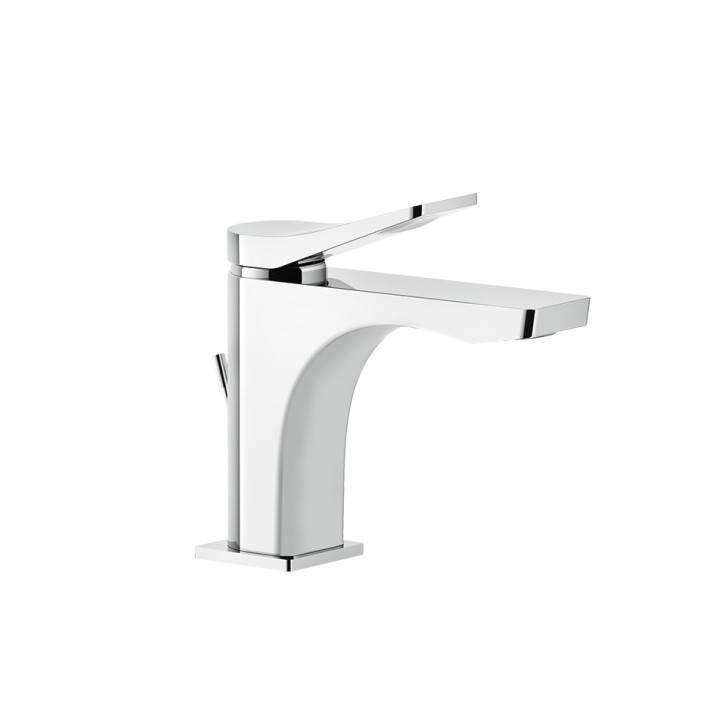 Umyvadlová baterie Gessi Rilievo, stojící, výška 153mm, zátka automatický, chrom