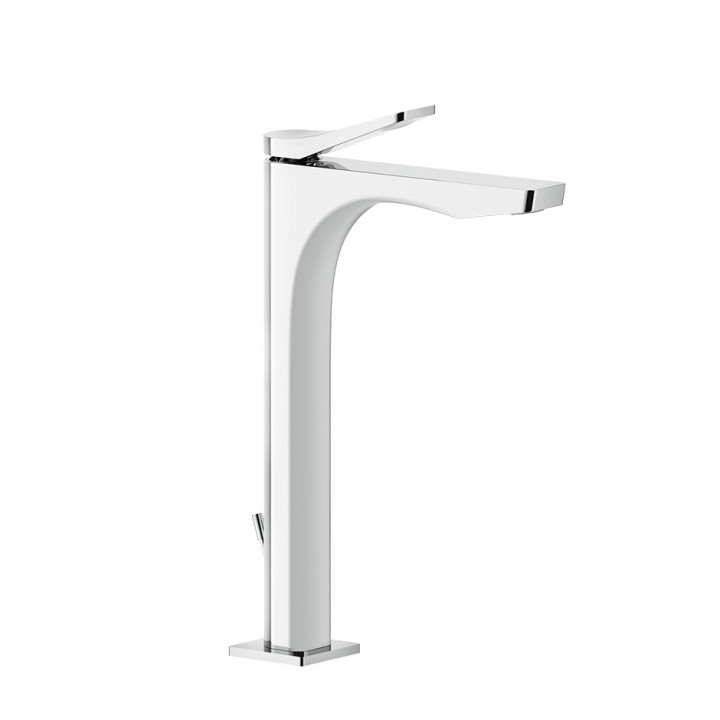 Umyvadlová baterie Gessi Rilievo, stojící, výška 153mm, zátka automatický, chrom