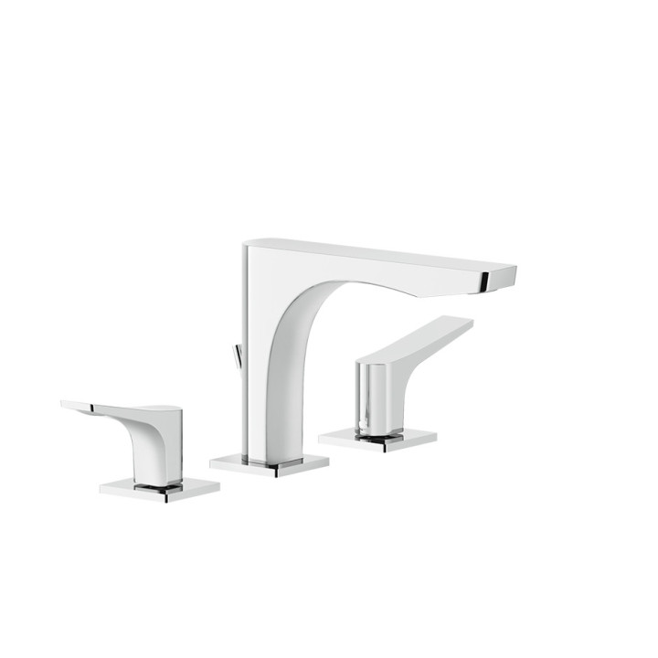 Umyvadlová baterie Gessi Rilievo, stojící, výška 301mm, zátka automatický, chrom