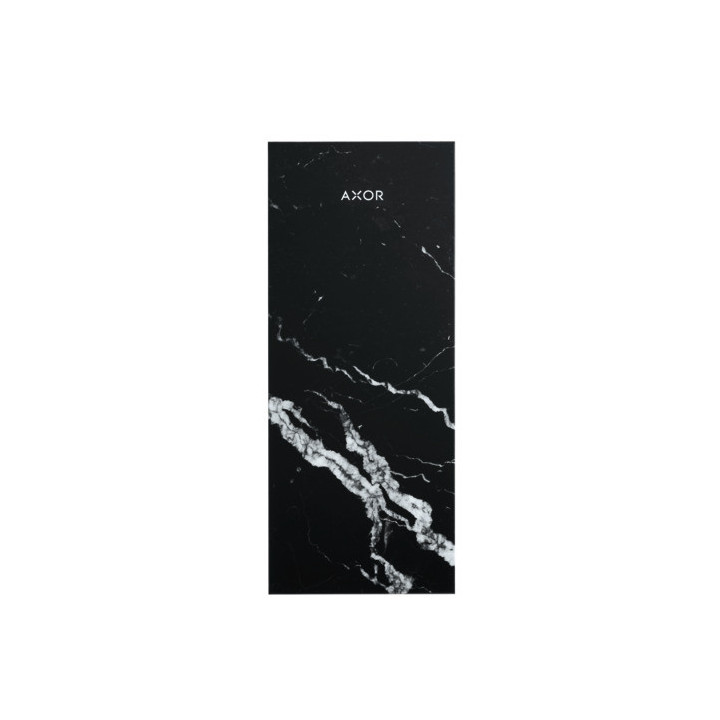 Obkladačka AXOR MyEdition pro armaturu, 200, černá mramor, Nero Marquina