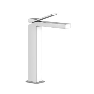 Umyvadlová baterie Gessi Rettangolo K, stojící, výška 299mm, výtokové rameno 128mm, zátka automatický, chrom