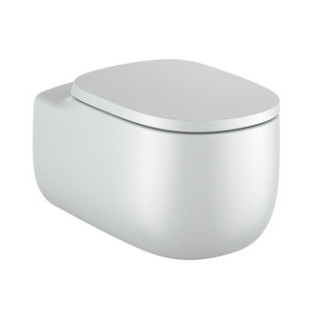 Závěsné wc Roca Beyond, bez splachovacího okruhu, 58x40cm, Maxi Clean, bílá