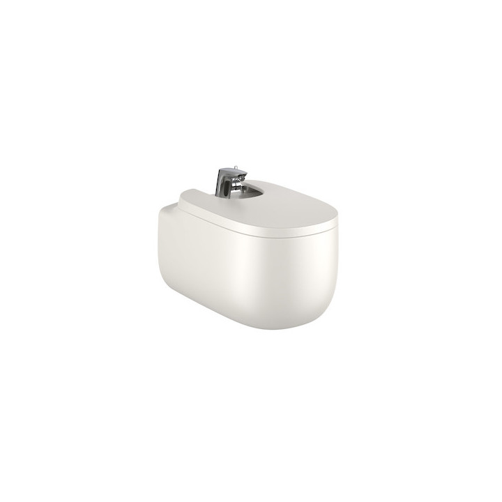 Závěsný bidet Roca Beyond, 58x40cm, bílý