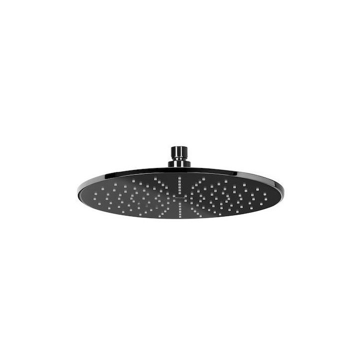 Sprchová hlava Roca Rainsesne ExtraSlim, kulatá, 303mm, mosiężna, černá