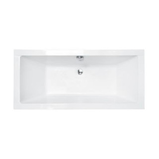 Vana obdélníková Besco Quadro 155x70 cm bílá - sanitbuy.pl