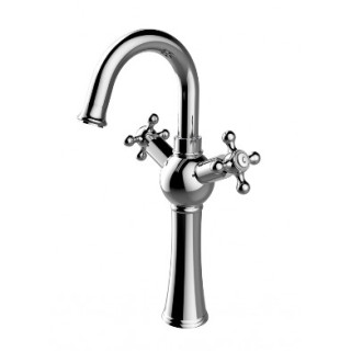 Umyvadlová baterie Besco Varium / Modern I, stojící, výška 307mm, chrom