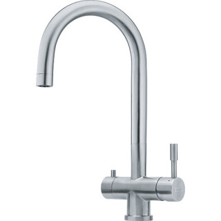 Dřezová baterie Franke Atlas Clear Water, obracana výtokové rameno, výška 290mm, filtrowanie vody, ocel szzlachetna