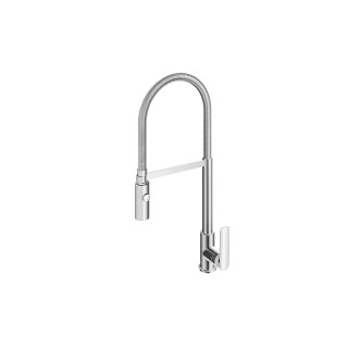 Dřezová baterie Kohlman Experience, stojící, výška 55,5cm, výsuvná sprcha, chrom
