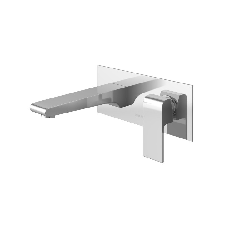 Umyvadlová baterie Kohlman Axis, podomítková, výtokové rameno 17cm, chrom