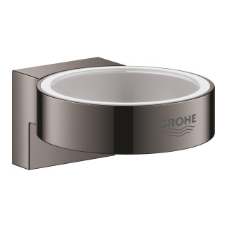 Madlo nástěnný Grohe Selection, na sklenice nebo dávkovač na tekuté mýdlo, hard graphite