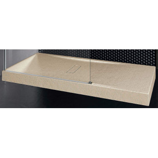 Sprchová vanička pravoúhlý Novellini Custom Touch, 100x80cm, montáž na podlahu, výška 12cm, akrylát, bílý matnáný