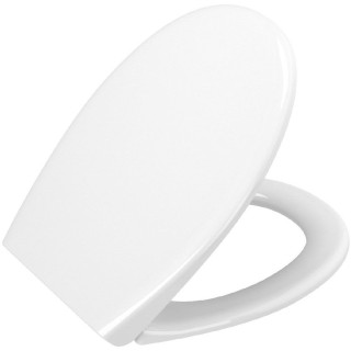 Sedátko WC Vitra Metropole Slim, pomalu sklápěcí, 44x36cm, bílá
