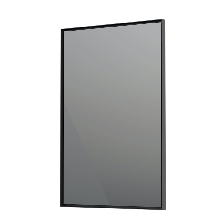 Zrcadlo w ramie Oristo Neo 2, 40cm, visací, bez osvětlení, černá matnáný