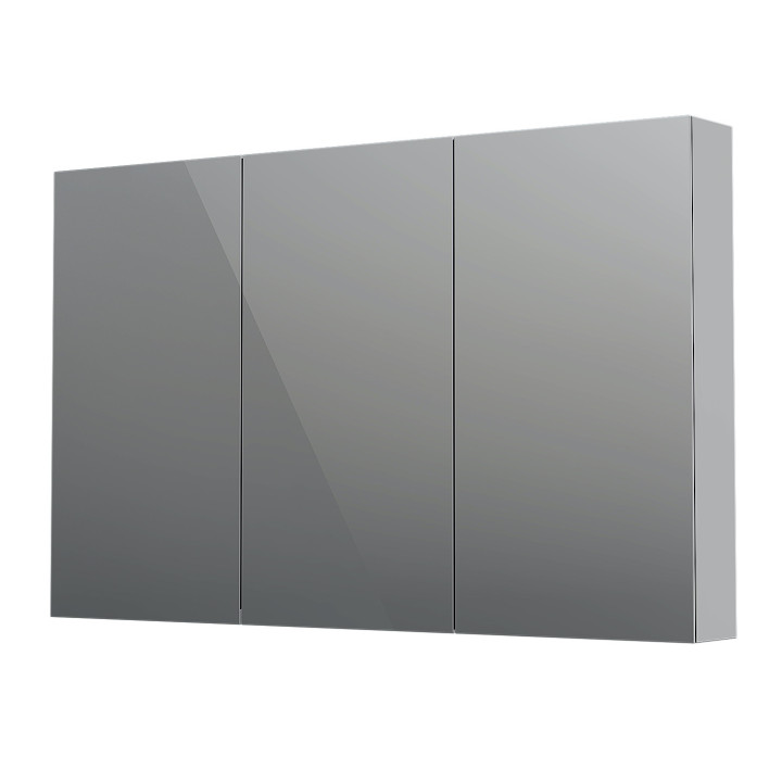 Skříňka horní lustrzana Oristo Neo, 80cm, do akcesoriów, 3 dveře, profil chrom lesklá