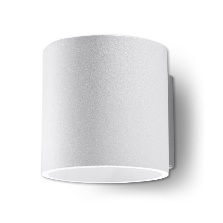 Nástěnné svítidlo Sollux Ligthing Orbis 1, 10cm, kruhový, G9 1x40W, šedá