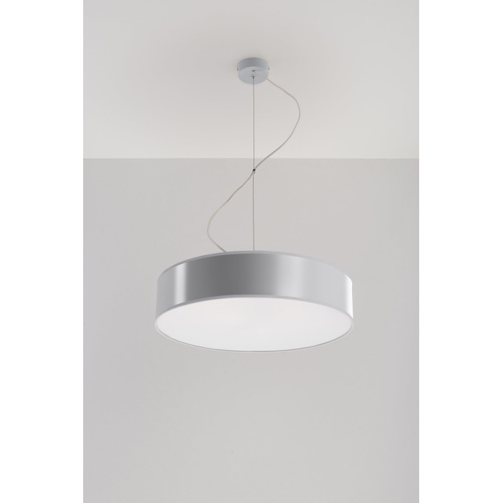 Lampa závěsná Sollux Ligthing Arena 45, kulatá, 45cm, E27 3x60W, černá