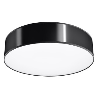 Plafon Sollux Ligthing Arena 35, kruhový, 35cm, E27 2x60W, černá