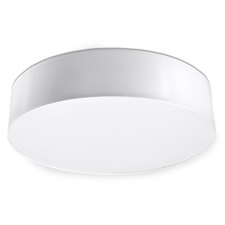 Plafon Sollux Ligthing Arena 45, kruhový, 45cm, E27 3x60W, šedá