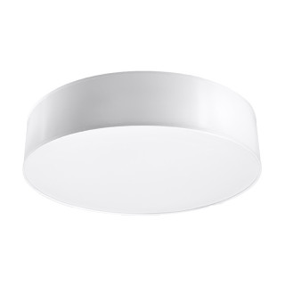 Plafon Sollux Ligthing Arena 25, kruhový, 25cm, E27 1x60W, šedá
