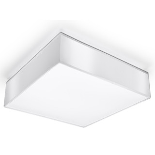 Plafon Sollux Ligthing Horus 35, čtvercová, 35cm, E27 2x60W, šedá