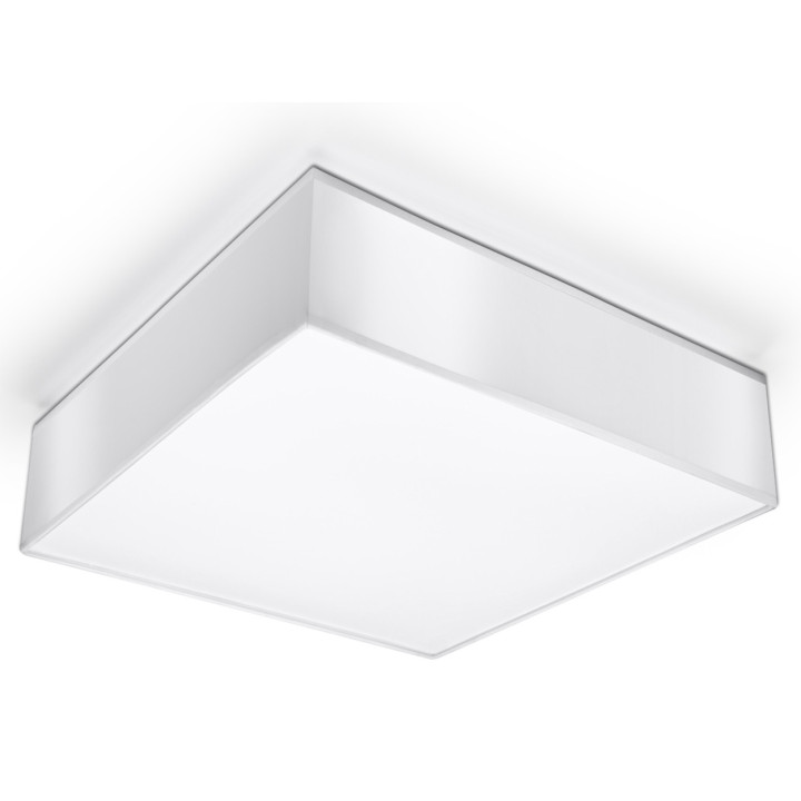 Plafon Sollux Ligthing Horus 35, čtvercová, 35cm, E27 2x60W, šedá