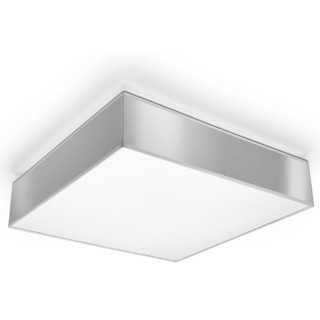 Plafon Sollux Ligthing Horus 45, čtvercová, 45cm, E27 3x60W, černá