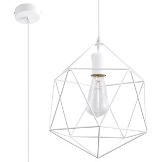 Lampa závěsná Sollux Ligthing Gaspere, 25cm, E27 1x60W, měď