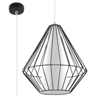 Lampa závěsná Sollux Ligthing Demi, 28cm, E27 1x60W, bílý
