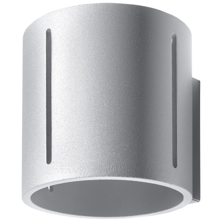 Nástěnné svítidlo Sollux Ligthing Inez, 10cm, kruhový, GU10 1x40W, černá