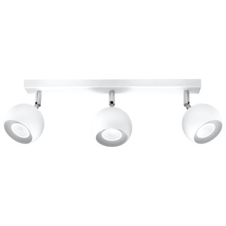 Plafon Sollux Ligthing Oculare 2, 10x30cm, 2xGU10 LED 6W, bílý
