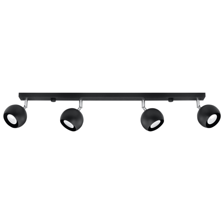 Plafon Sollux Ligthing Oculare 4L, 10x80cm, 4xGU10 LED 6W, bílý