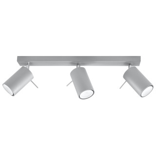 Plafon Sollux Ligthing Ring 2, 8x30cm, 2xGU10 LED 6W, šedá