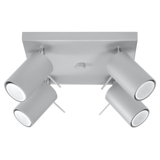 Plafon Sollux Ligthing Ring 3, 8x45cm, 3xGU10 LED 6W, šedá